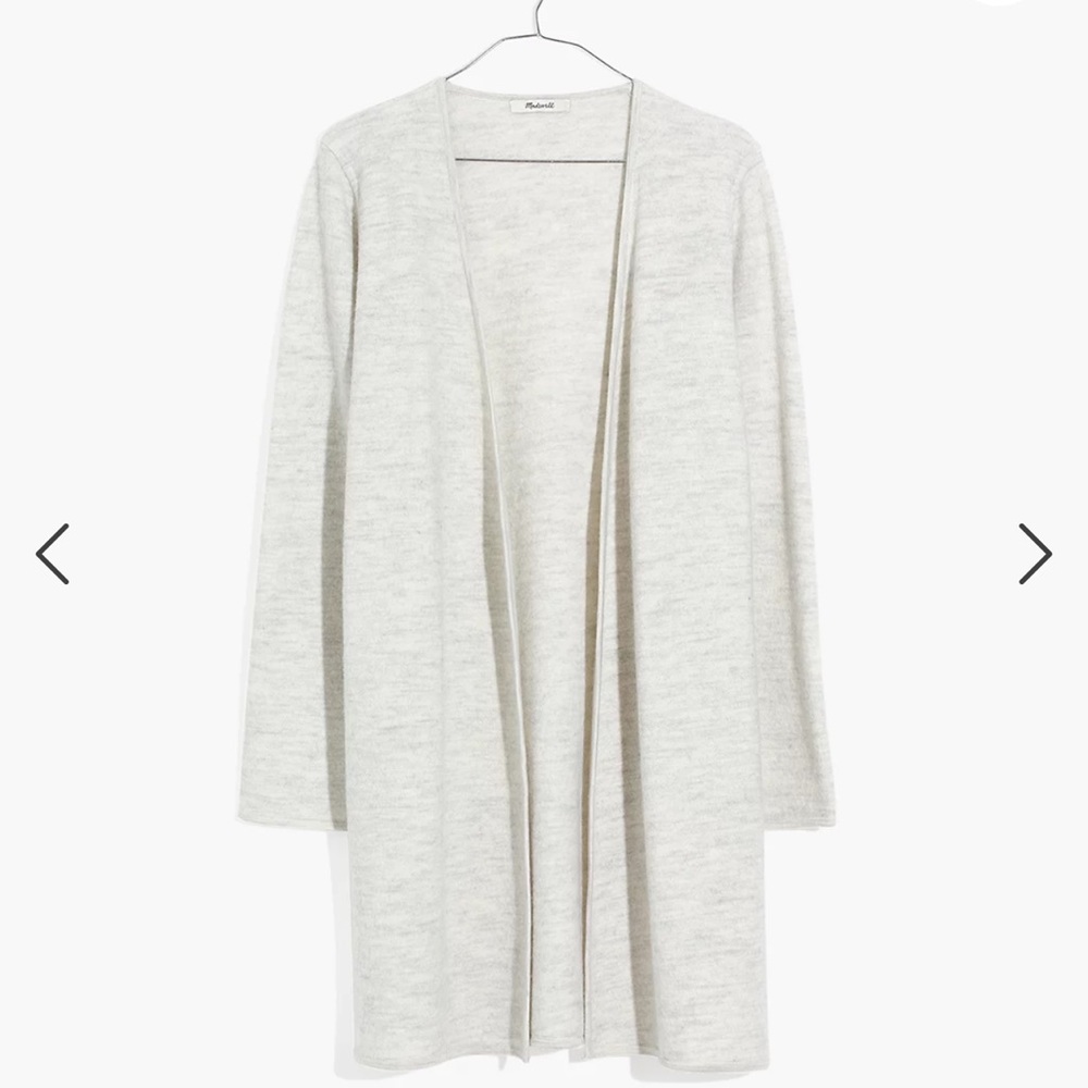 Madewell Heather Grey Lombard Sweater-Coat